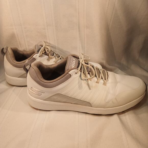 Skechers GO GOLF Men’s White/Gray Performance Golf Shoes Size 10.5 - Picture 4 of 8